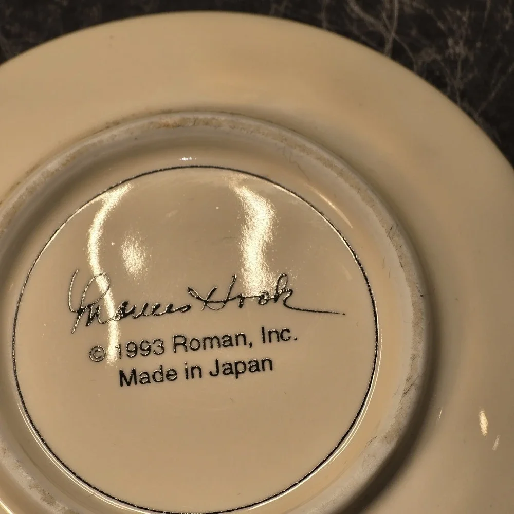 Francis Hook 1993 Roman Inc Japan‎ Decorative Collector Plate Jesus Scene